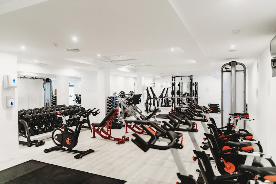 Conditioning and cardio area